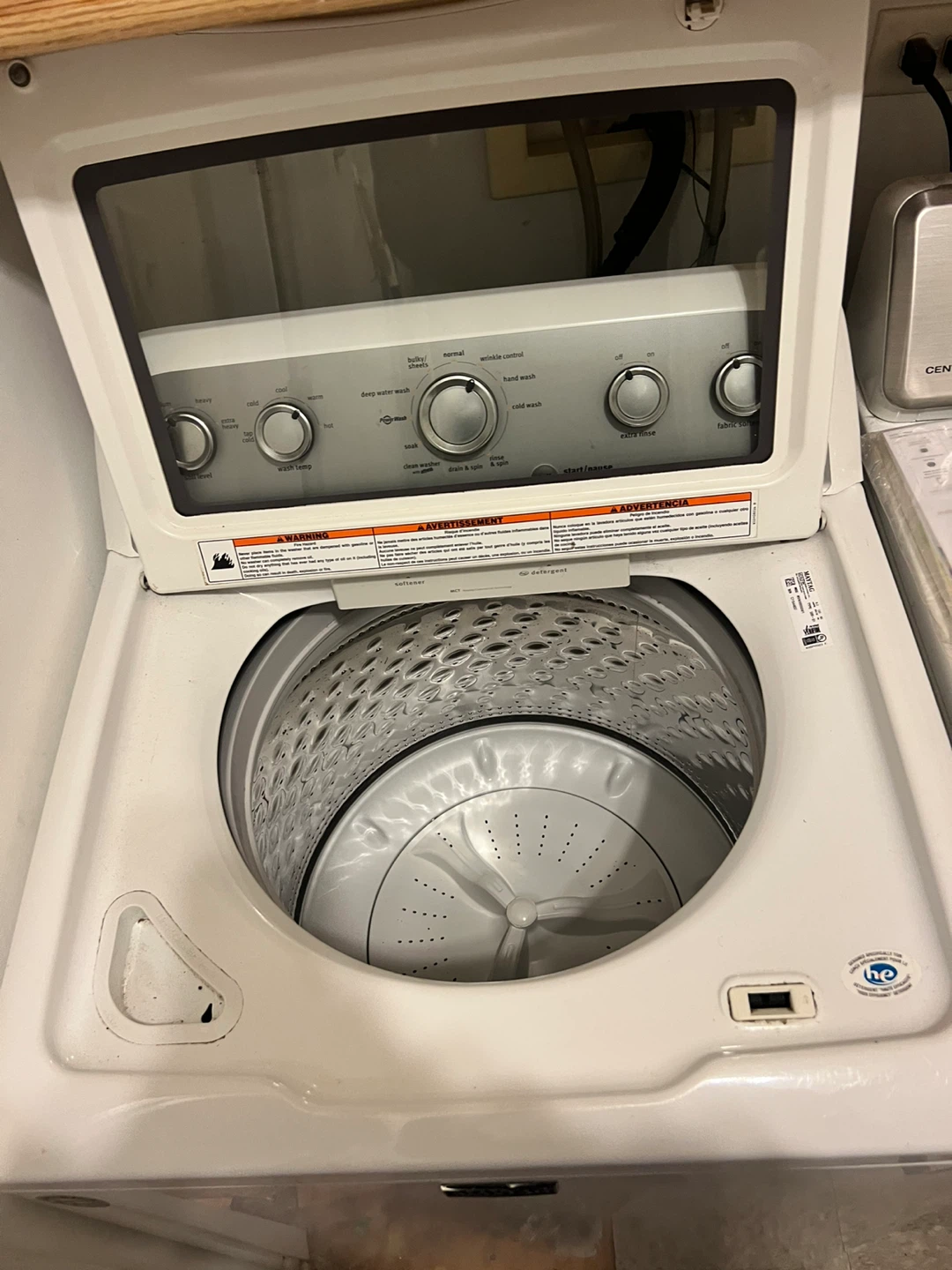 Maytag Bravos MCT Top Load Washing Machine - photo 2