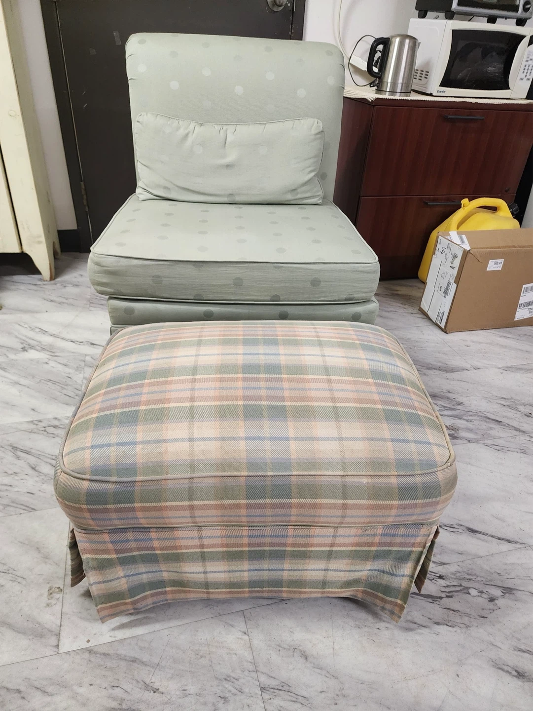 Armchair with Ottoman