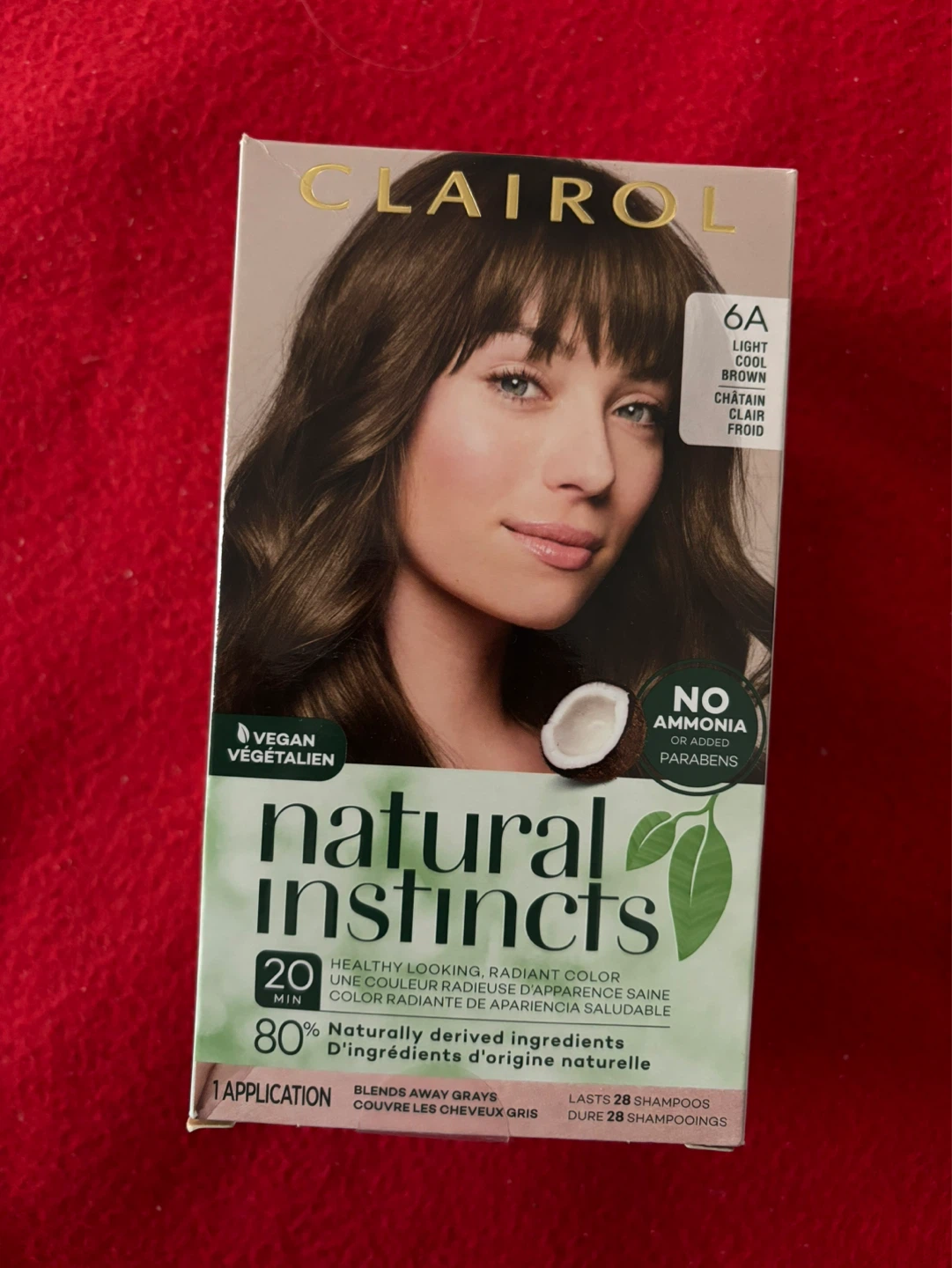 Clairol Natural Instincts Hair Colour 6A Light Cool Brown