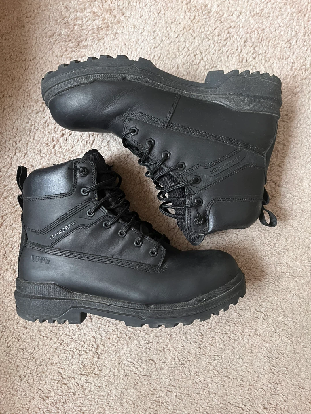 KODIAK WORKER Black Insulated Winter Work Boots