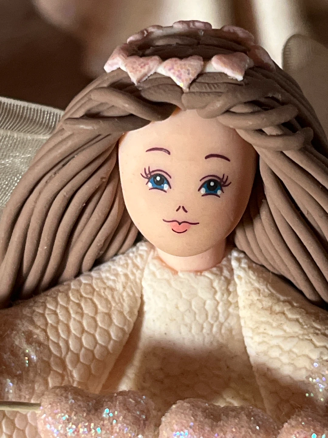 Angel Figurine with Hearts