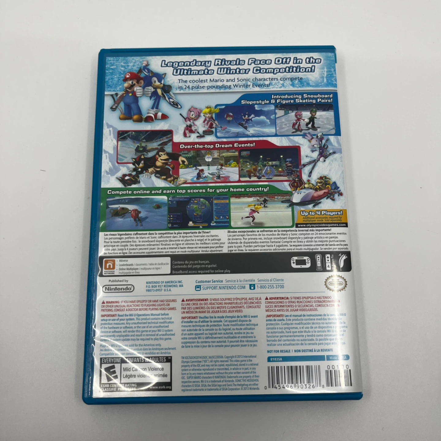 Mario & Sonic at the Olympic Winter Games Sochi 2014 Wii U Game - photo 3