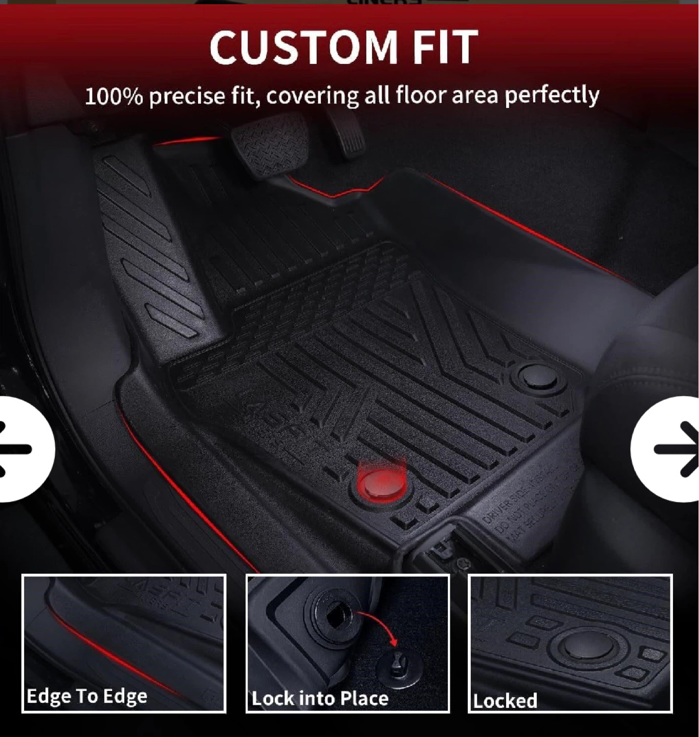 LASFIT Floor Liners It fits a Chevy equinox - photo 2