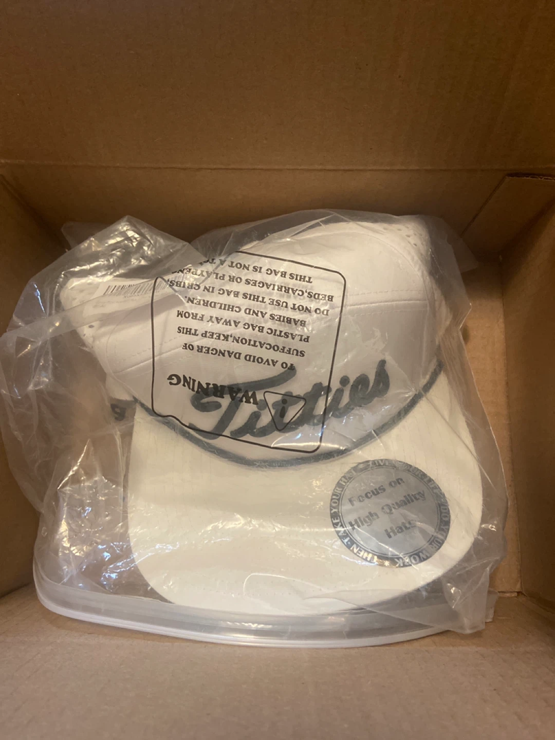 Titties Golf Hat with Adjustable Strapback