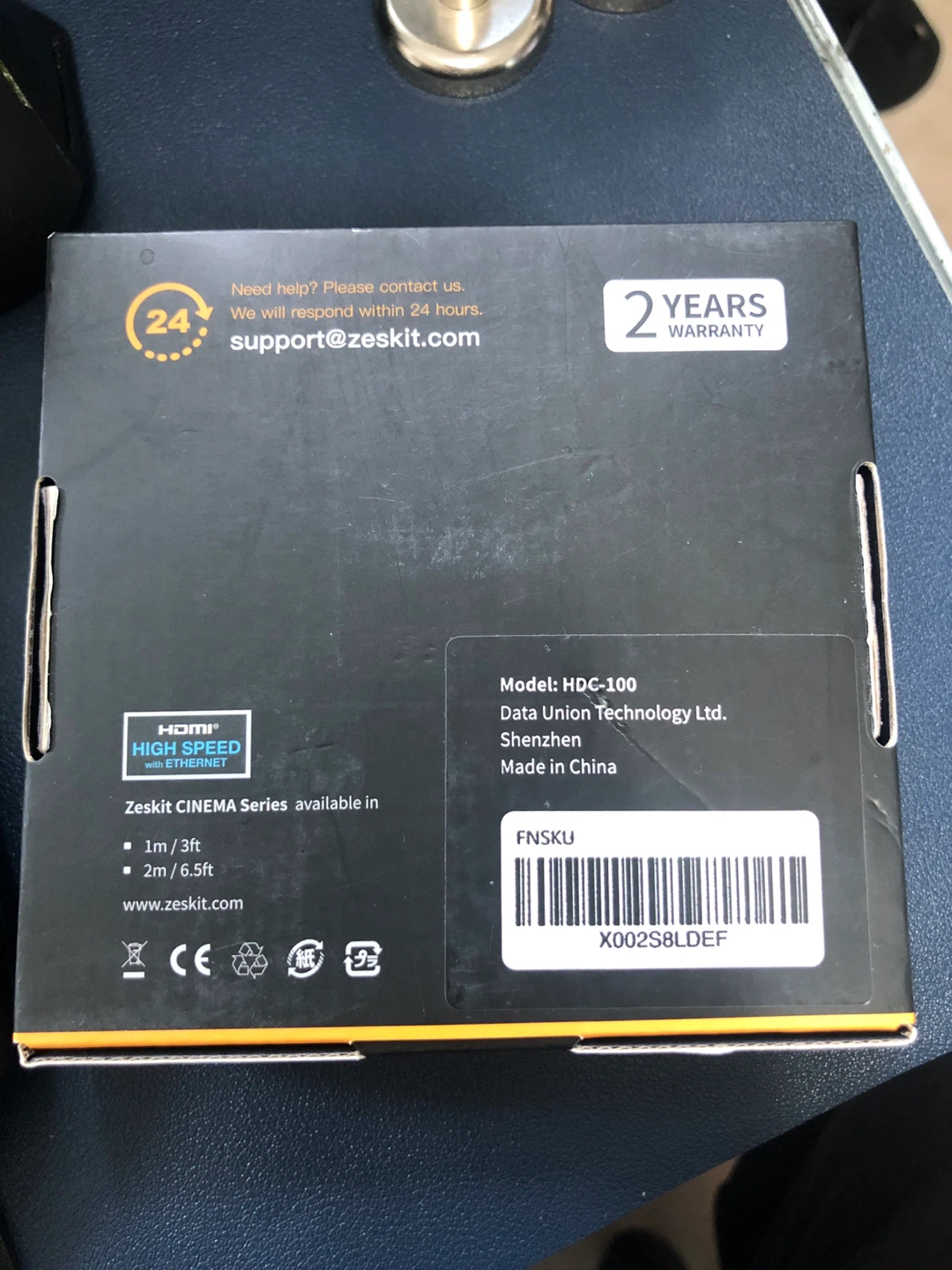 Zeskit CINEMA High Speed HDMI Cable with Ethernet - 1m / 3ft - photo 2