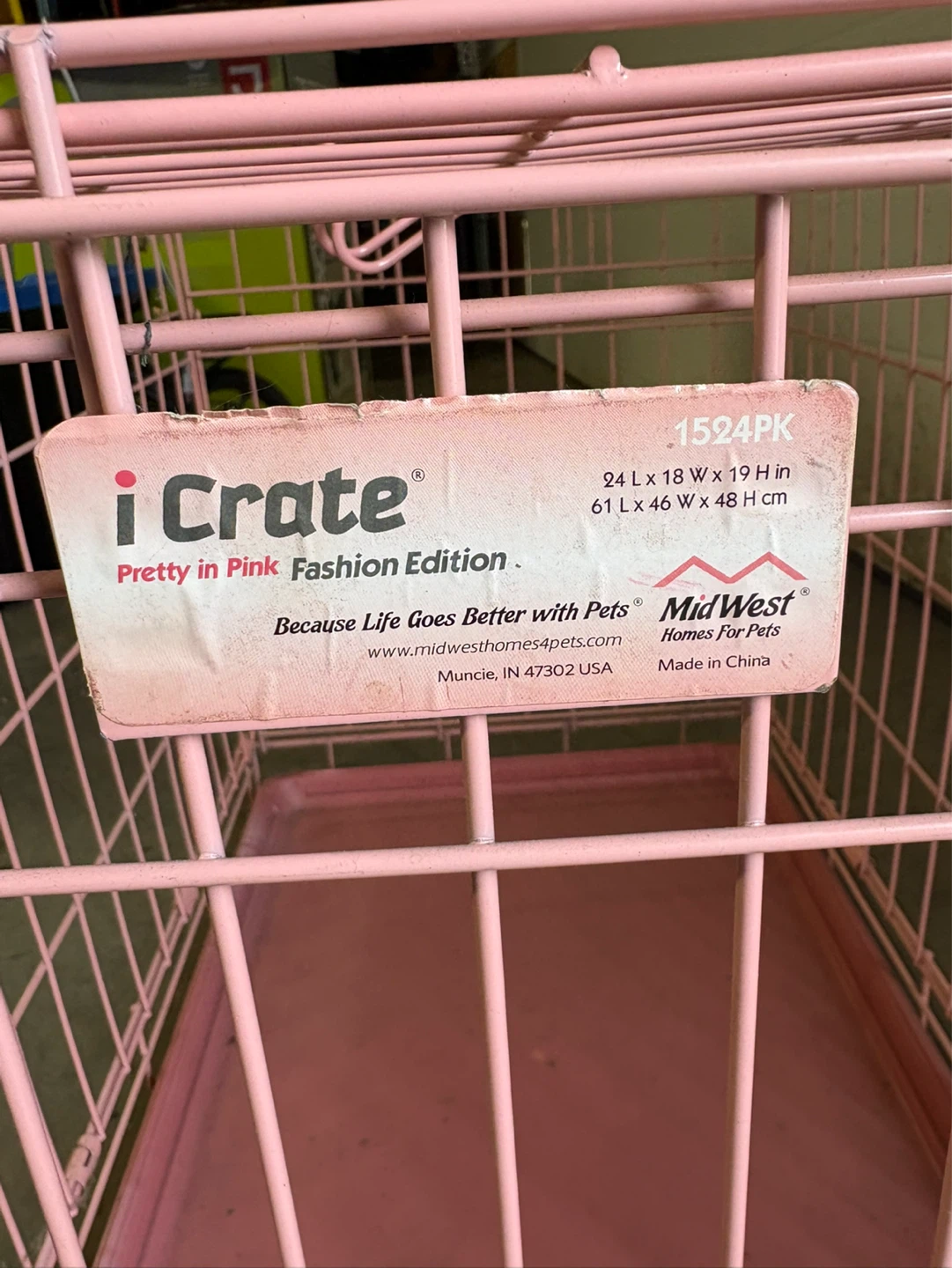 iCrate "Pretty in Pink" Fashion Edition Dog Crate - photo 2