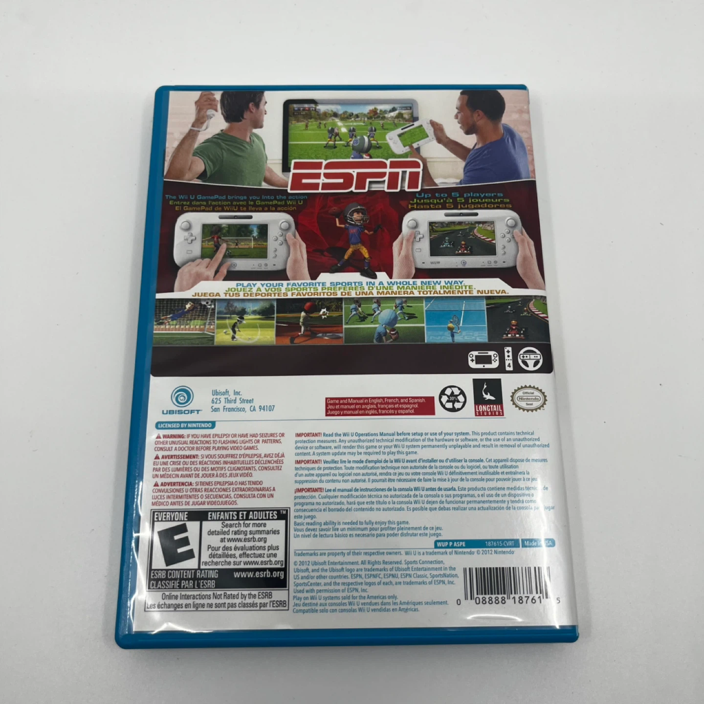 Wii U ESPN Sports Connection Video Game - photo 3