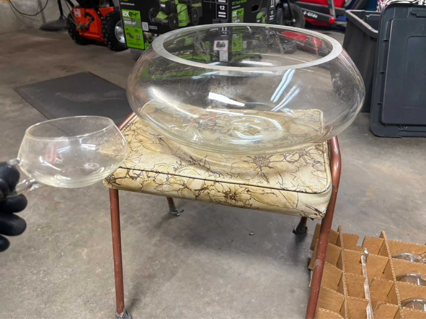 14 Piece Glass Punch Bowl Set - photo 3