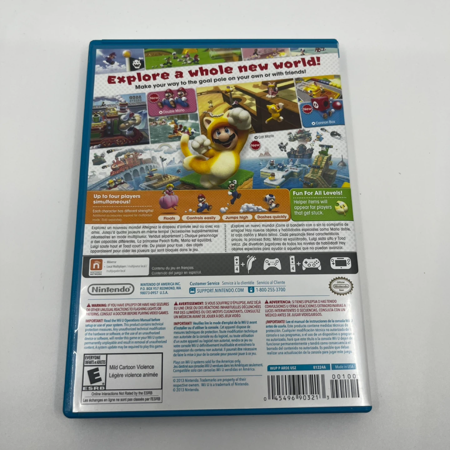 Super Mario 3D World Game (Wii U) - photo 3