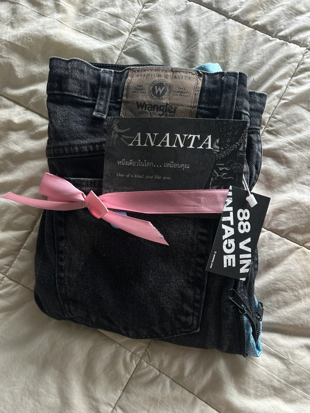 ANANTA Reworked Thai-Inspired Denim Jeans - photo 4