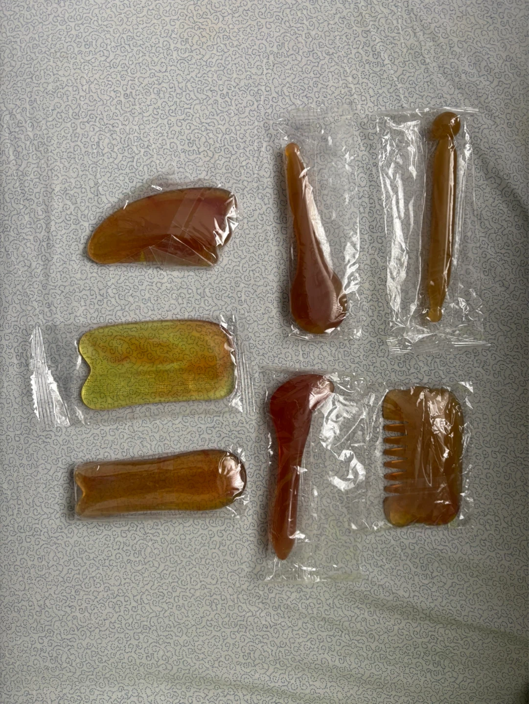 Resin Gua Sha Set - 7 Piece
