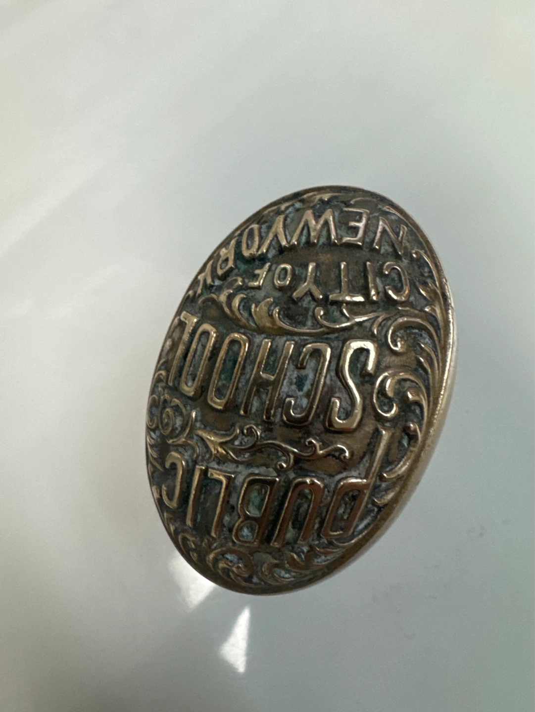 Antique School Door Knob - photo 5