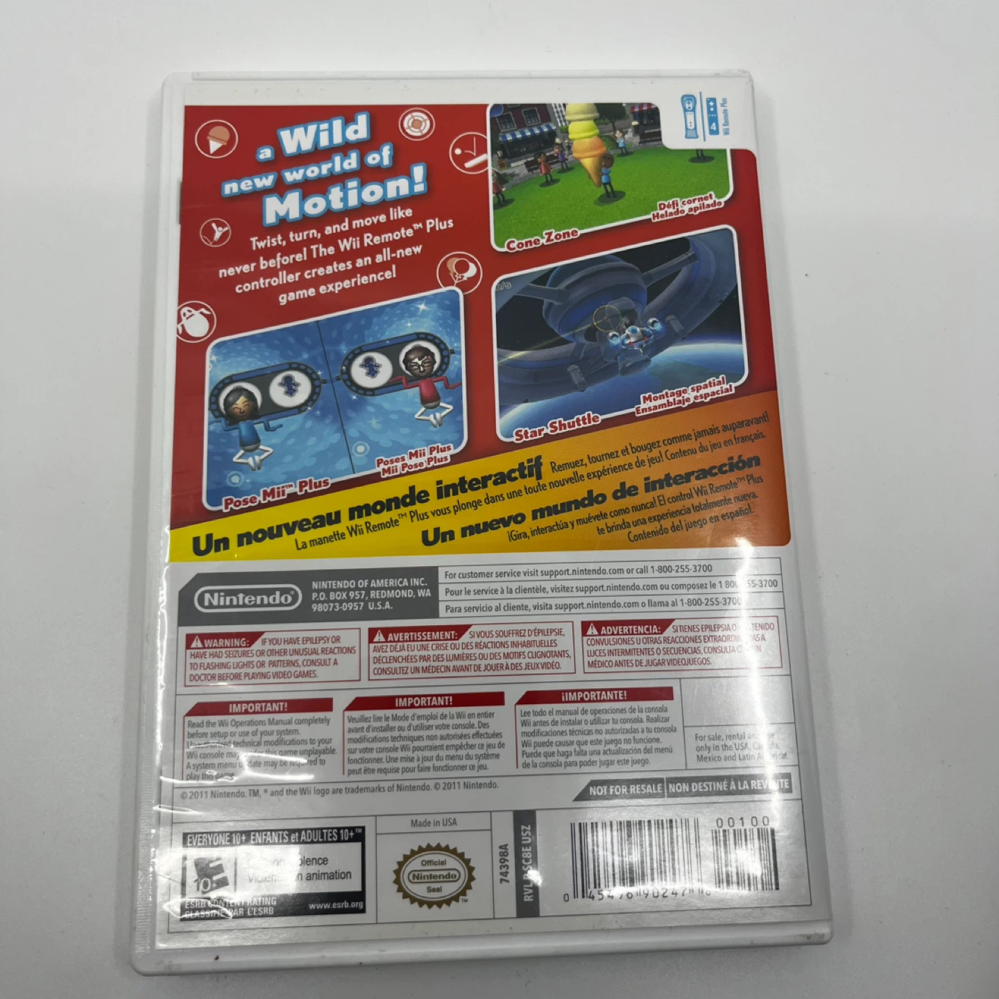 Wii Play Motion Nintendo Video Game - photo 3