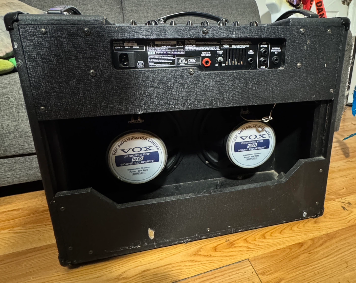 VOX AD100VT 2x12 Guitar Combo Amp - photo 2