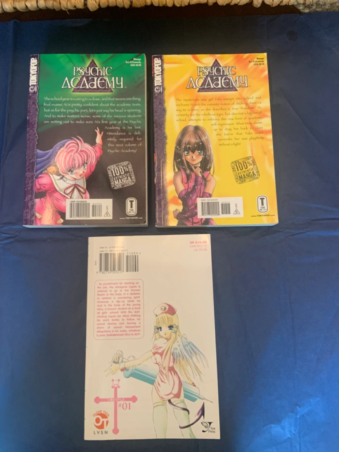 Psychic Academy Manga Volumes 2 & 3 + Alice on Deadlines #1 - photo 5