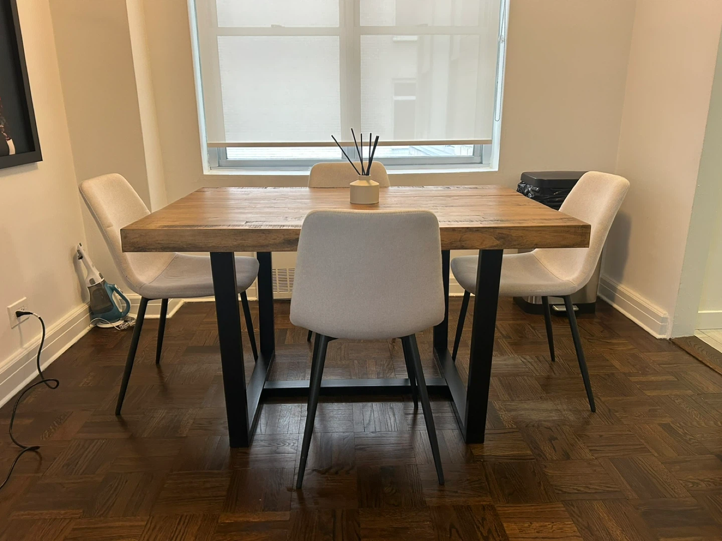 Wooden Dining Table with 4 Chairs - photo 4