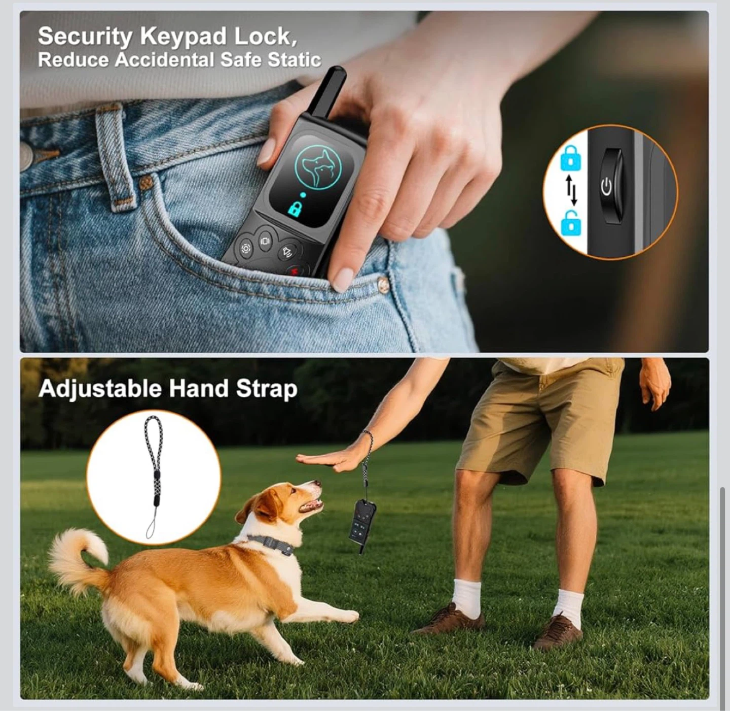 Wireless Dog Fence System with 2 Training Collars D60 - photo 5