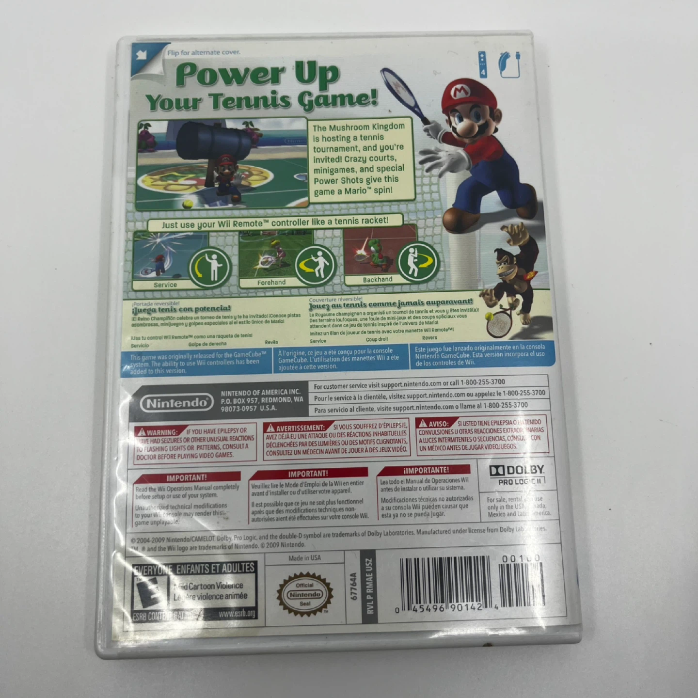 Mario Power Tennis Game for Wii - photo 3