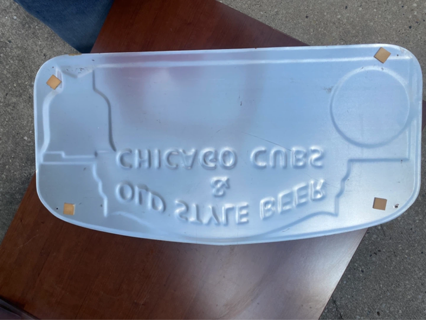 Old Style Beer Chicago Cubs 50th Anniversary Sign - photo 2