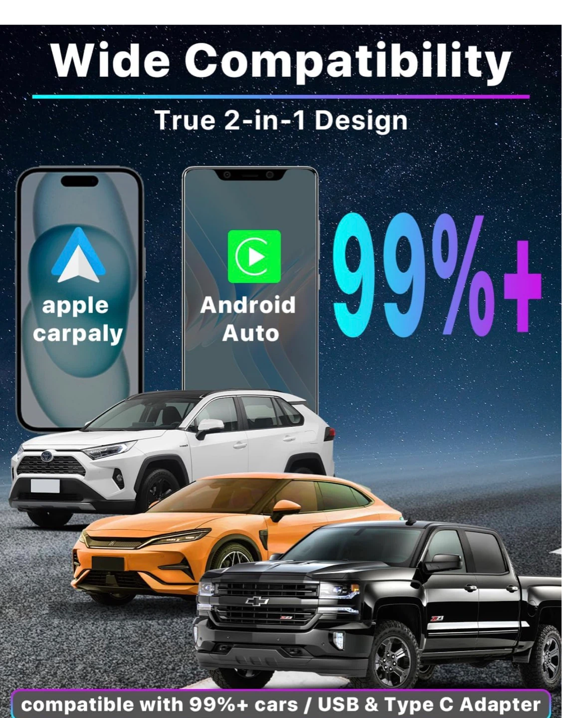 Wireless CarPlay & Android Auto Adapter - photo 2