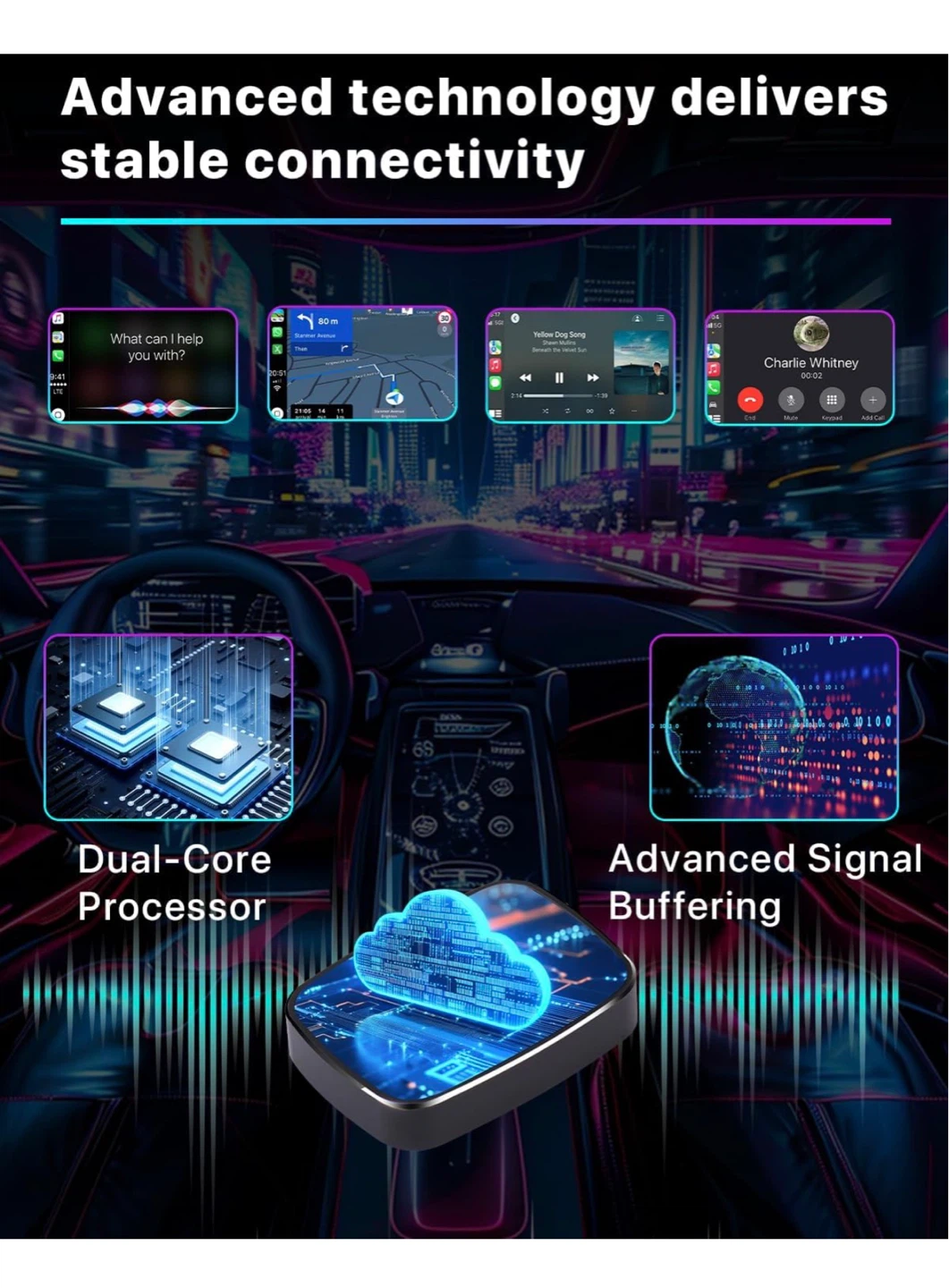 Wireless CarPlay & Android Auto Adapter - photo 4