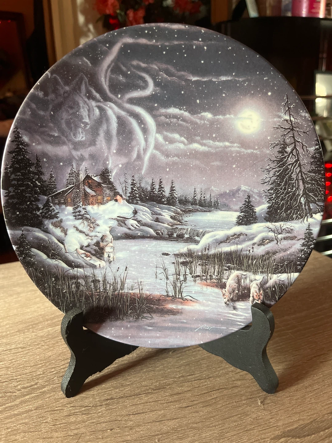"Two by the Night, Two by the Light" Collector Plate