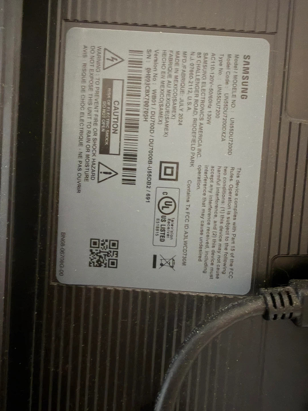 Samsung 55-inch LED TV UN55DU7200 - photo 4