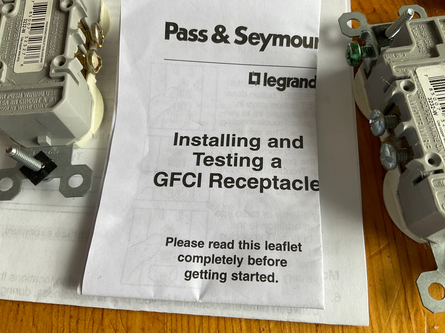 Pass & Seymour Legrand GFCI Receptacles (3-Pack) - photo 3