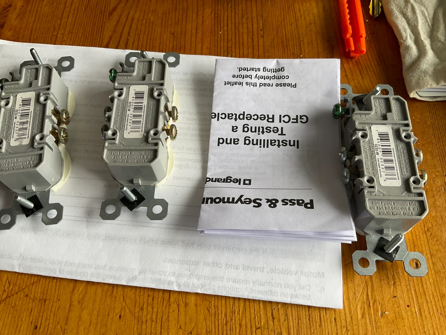 Pass & Seymour Legrand GFCI Receptacles (3-Pack) - photo 2