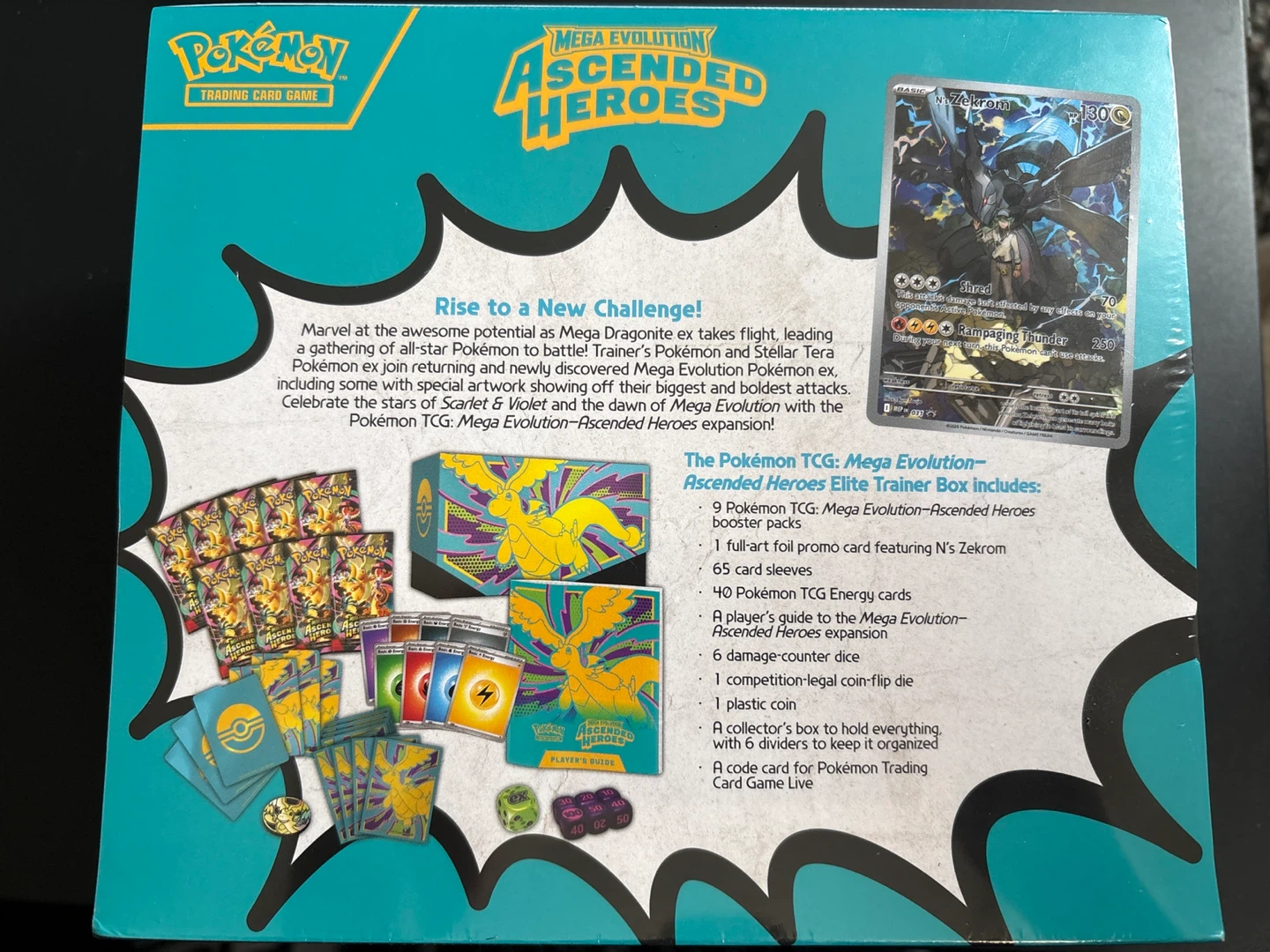 Pokemon TCG Mega Evolution Ascended Heroes Elite Trainer Box - photo 3