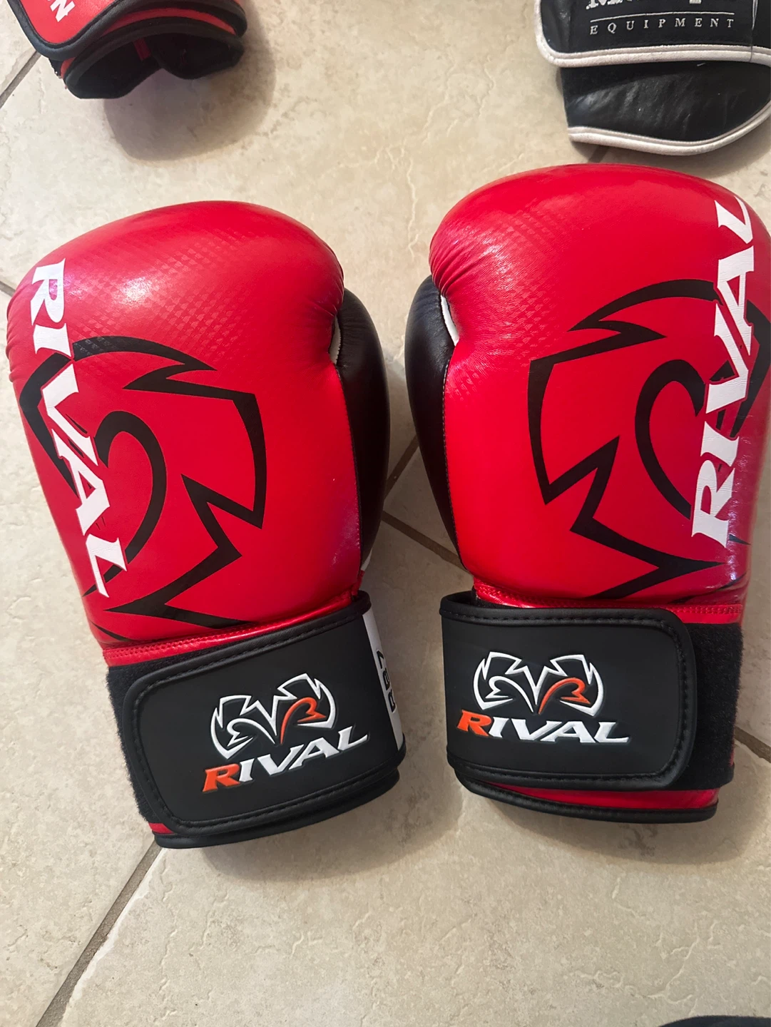 Rival Red Boxing Gloves Large