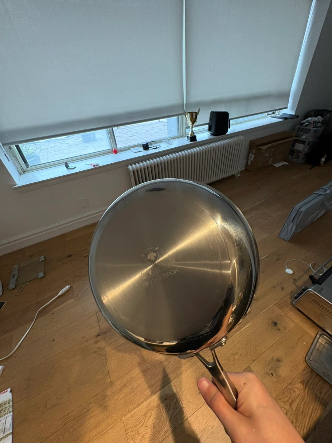 HOUSE & HOME Stainless Steel Frying Pan - photo 2