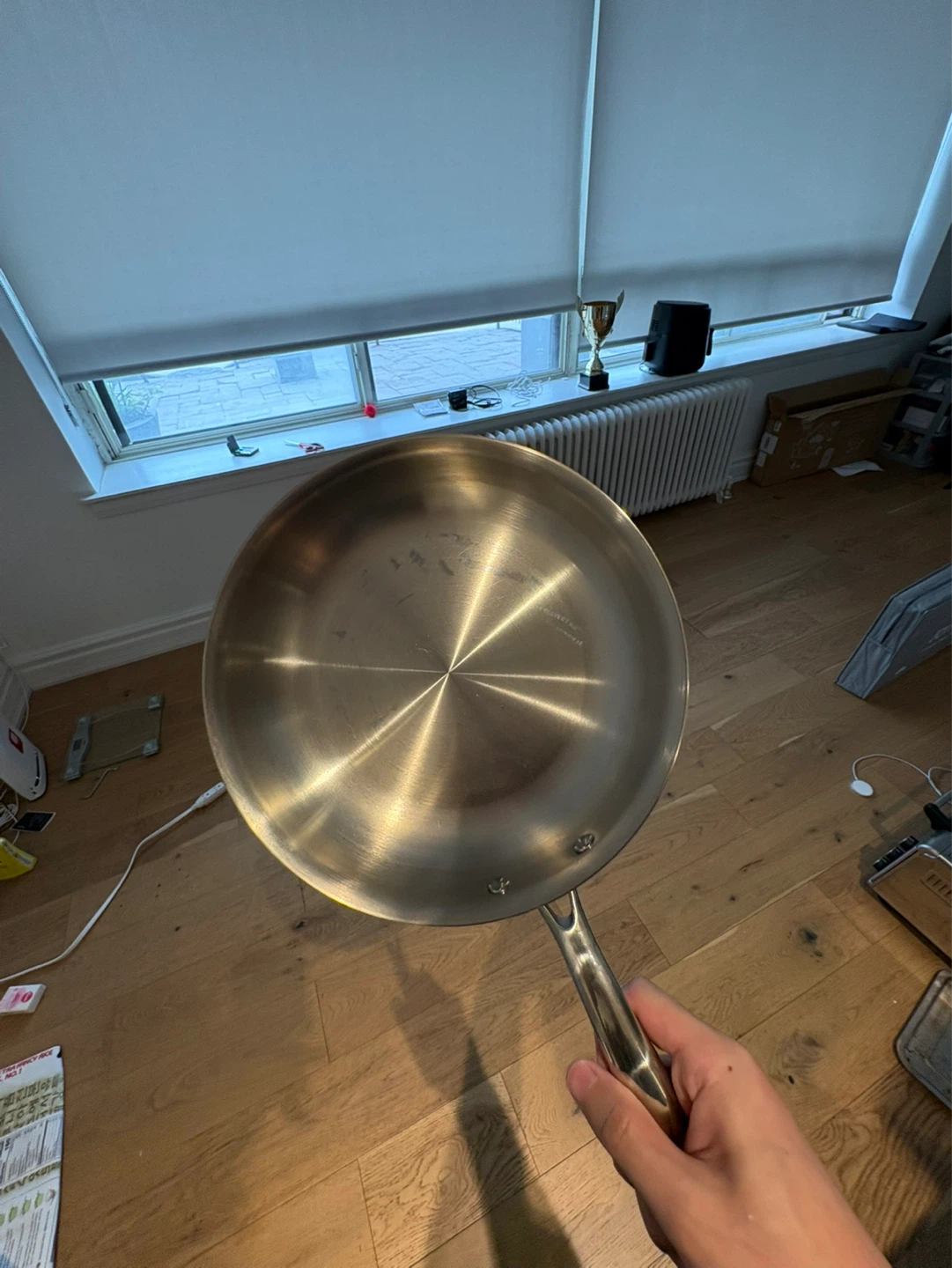 HOUSE & HOME Stainless Steel Frying Pan