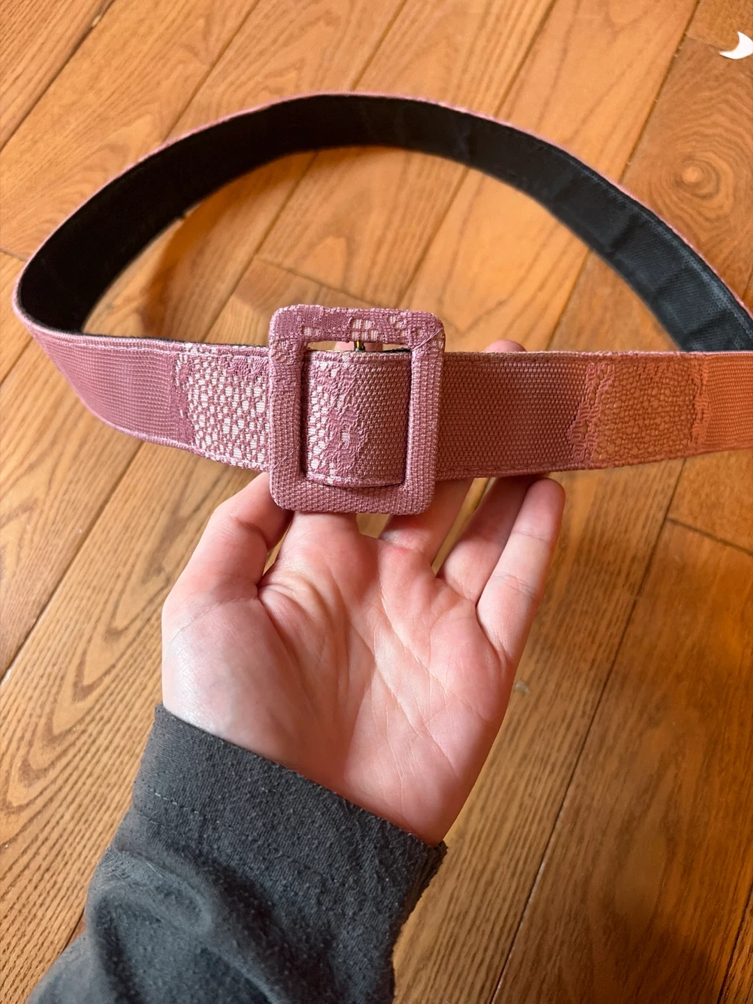 Pink Belt with Square Buckle - photo 3