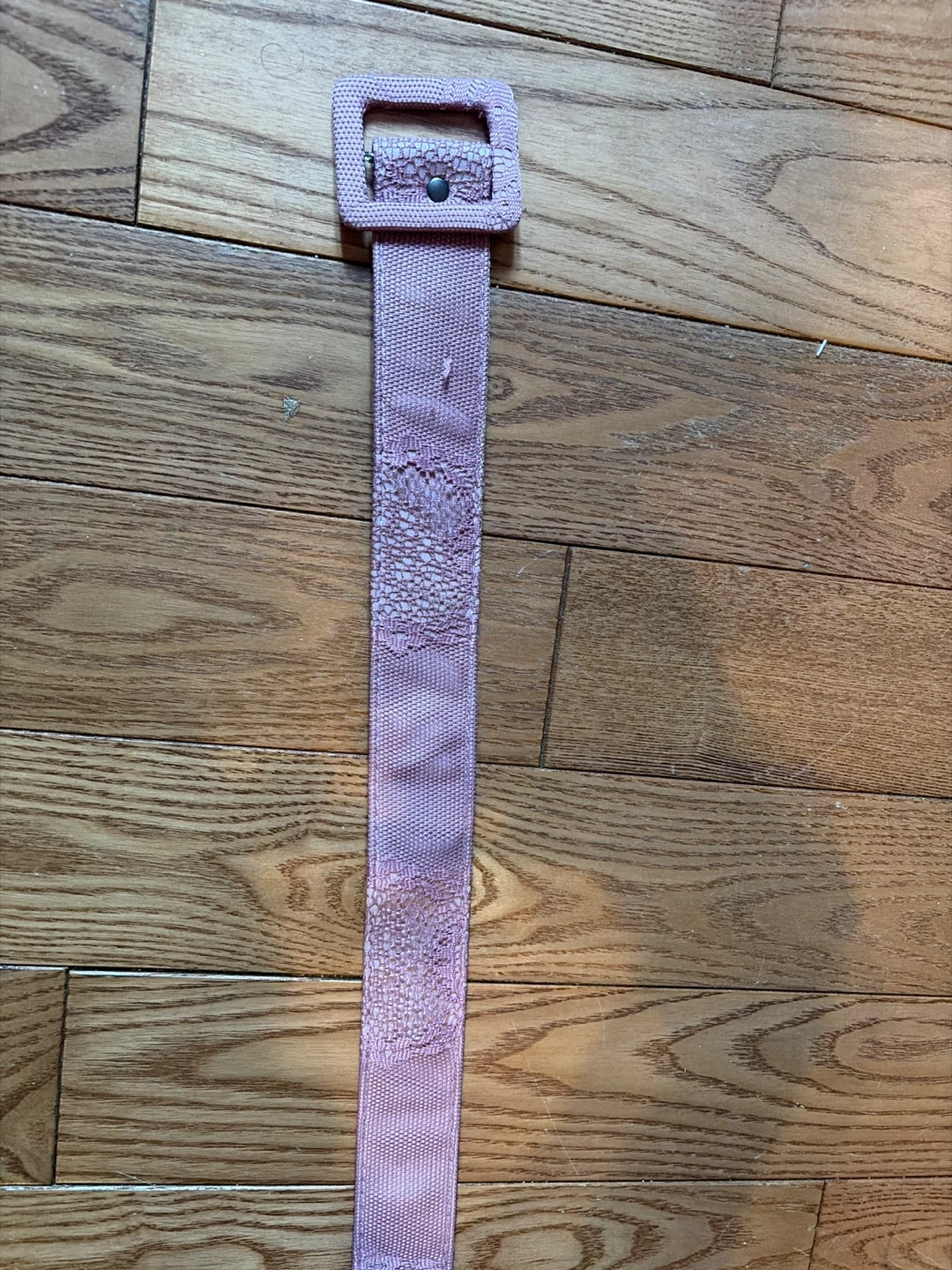 Pink Belt with Square Buckle - photo 2