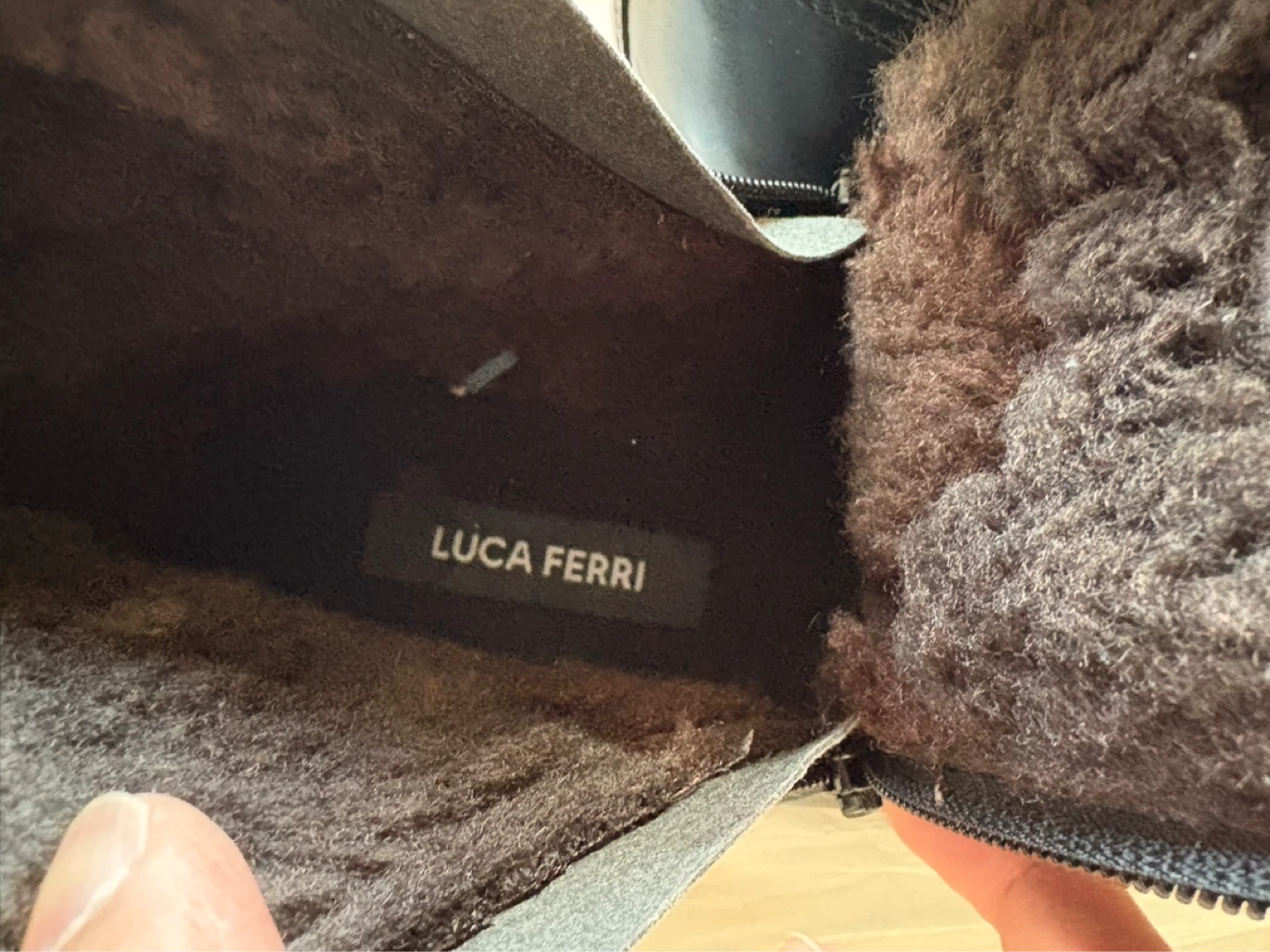 Luca Ferri Black Winter Boots - Size 7 (US) - photo 5