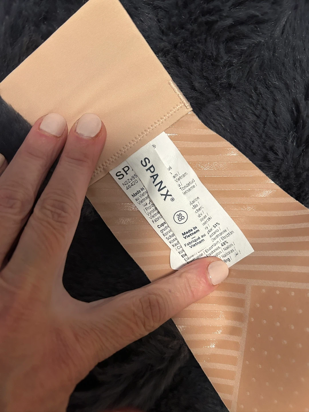 SPANX Strapless Bra - Champagne Beige - 36DD - photo 5