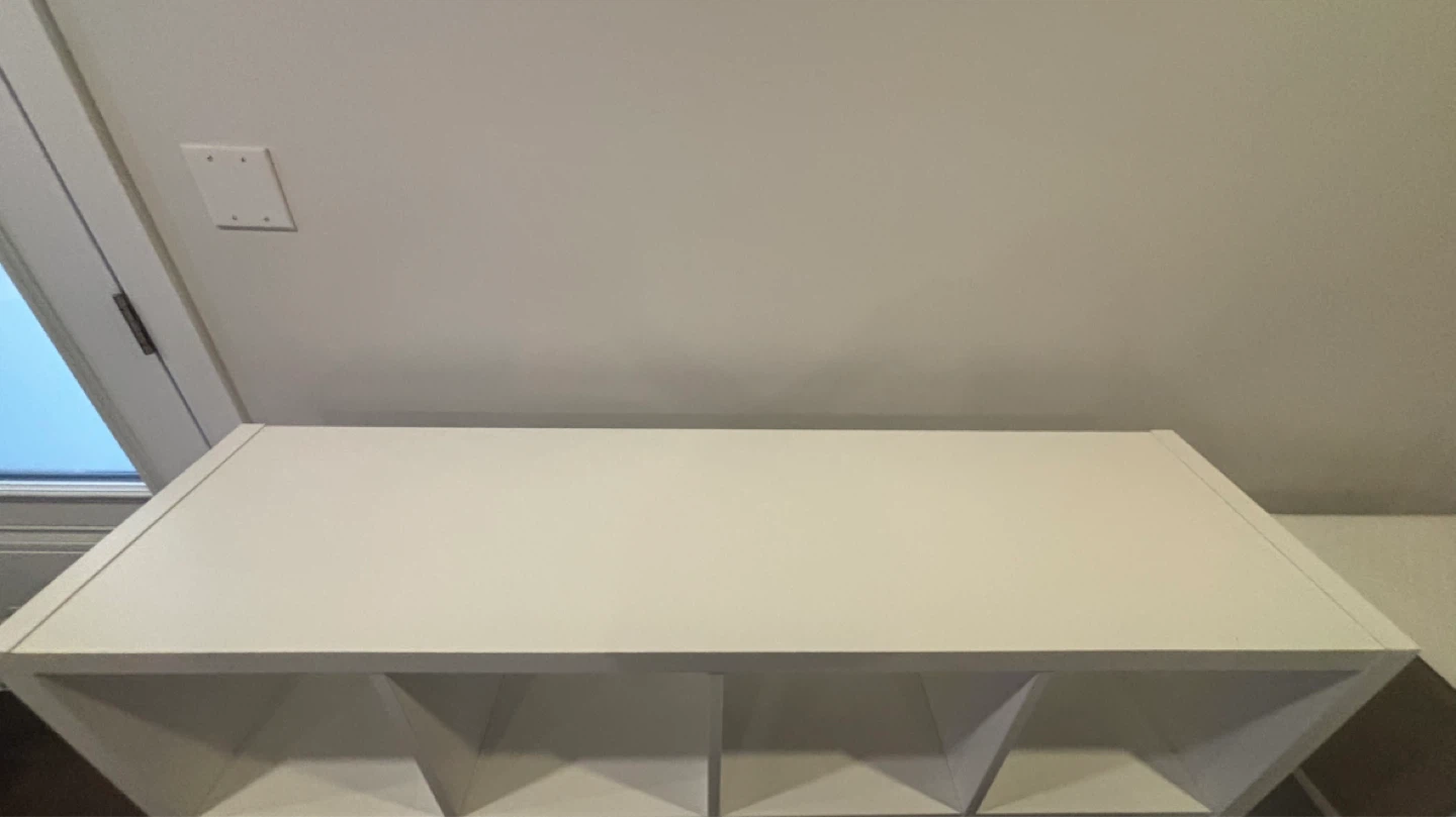 White 8-Cube Storage Unit IKEA - photo 3