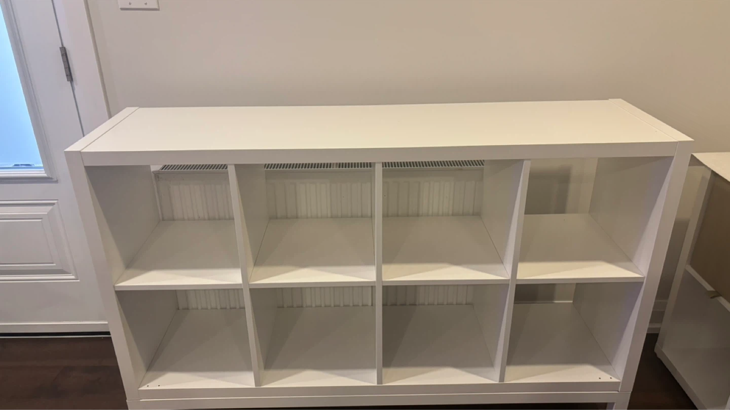 White 8-Cube Storage Unit IKEA