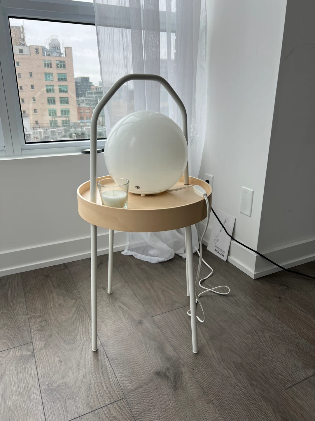 IKEA FADO Table Lamp - White, 25 cm