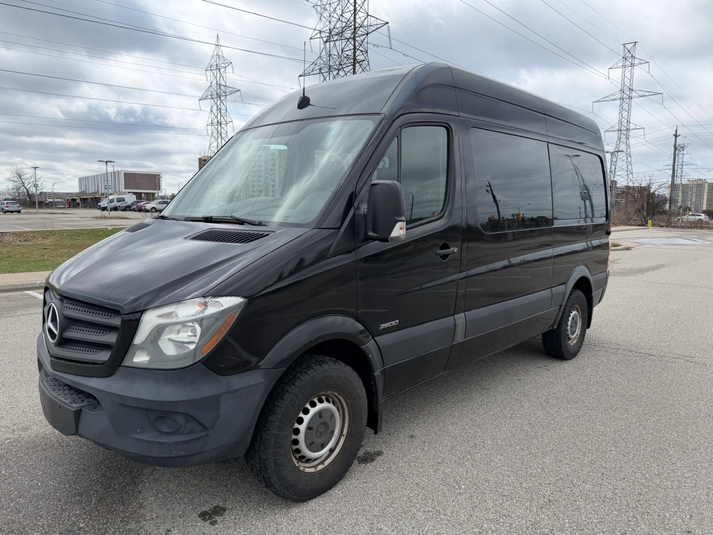 Black Mercedes-Benz Sprinter 2500 Cargo Van
