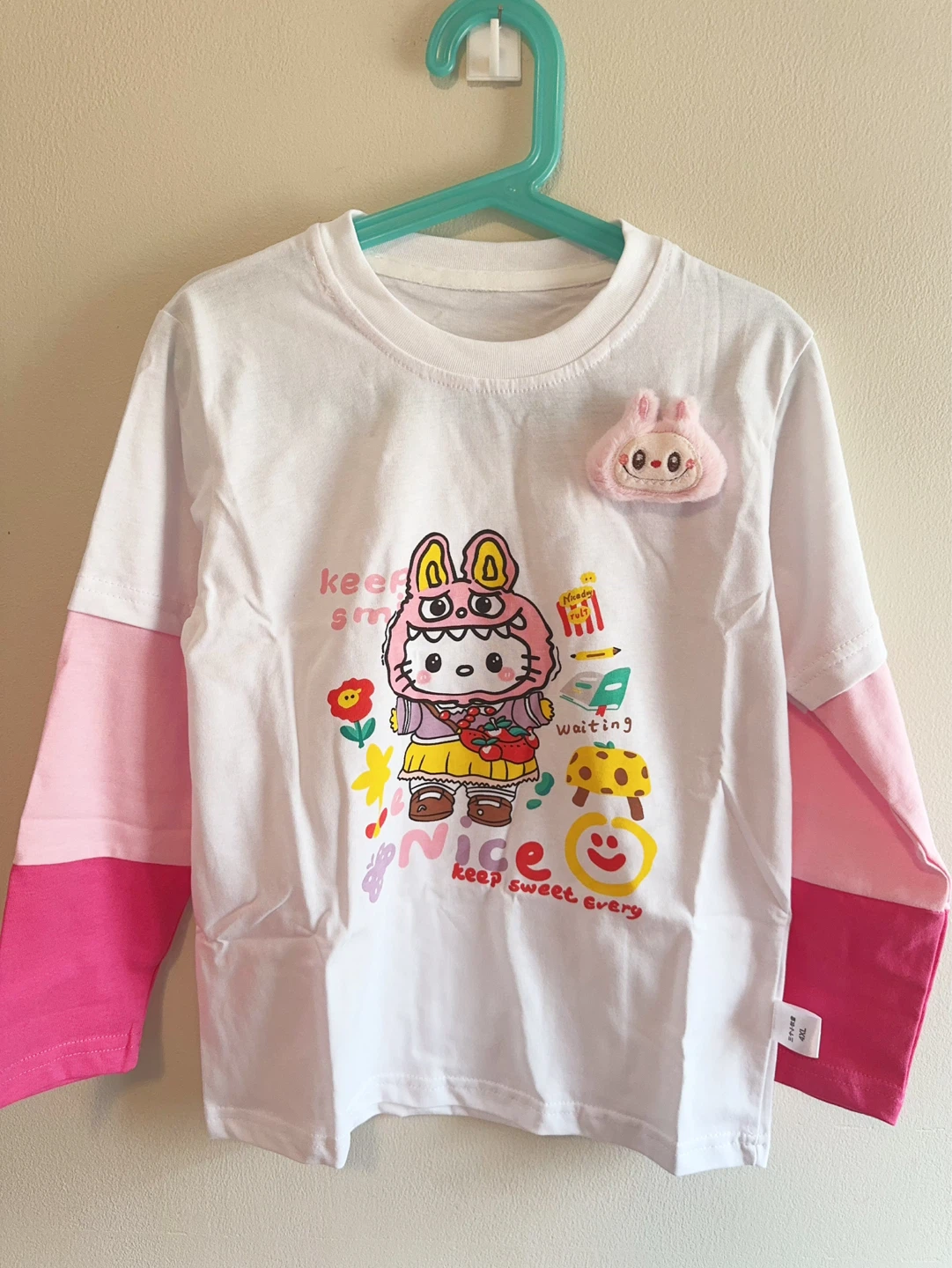 Kids Labubu Long Sleeve Shirt  6-7T