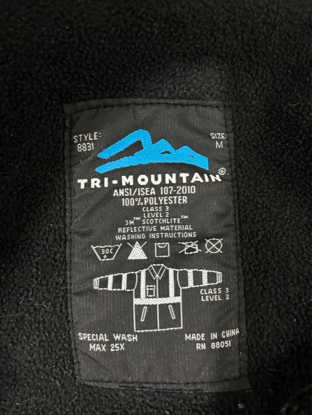 Tri-Mountain High Visibility Jacket - Size Medium - photo 4