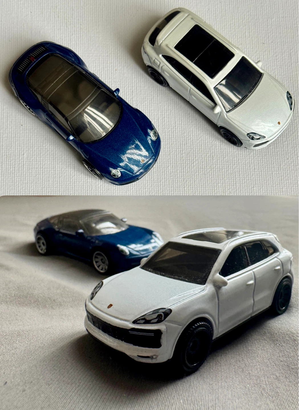 Matchbox Porsche Cayenne & Carrera