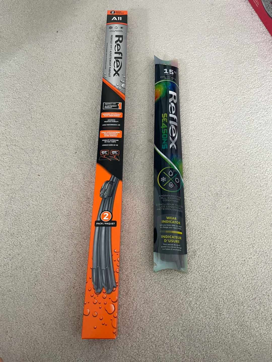 Reflex Wiper Blades - 22" & 26" All Seasons
