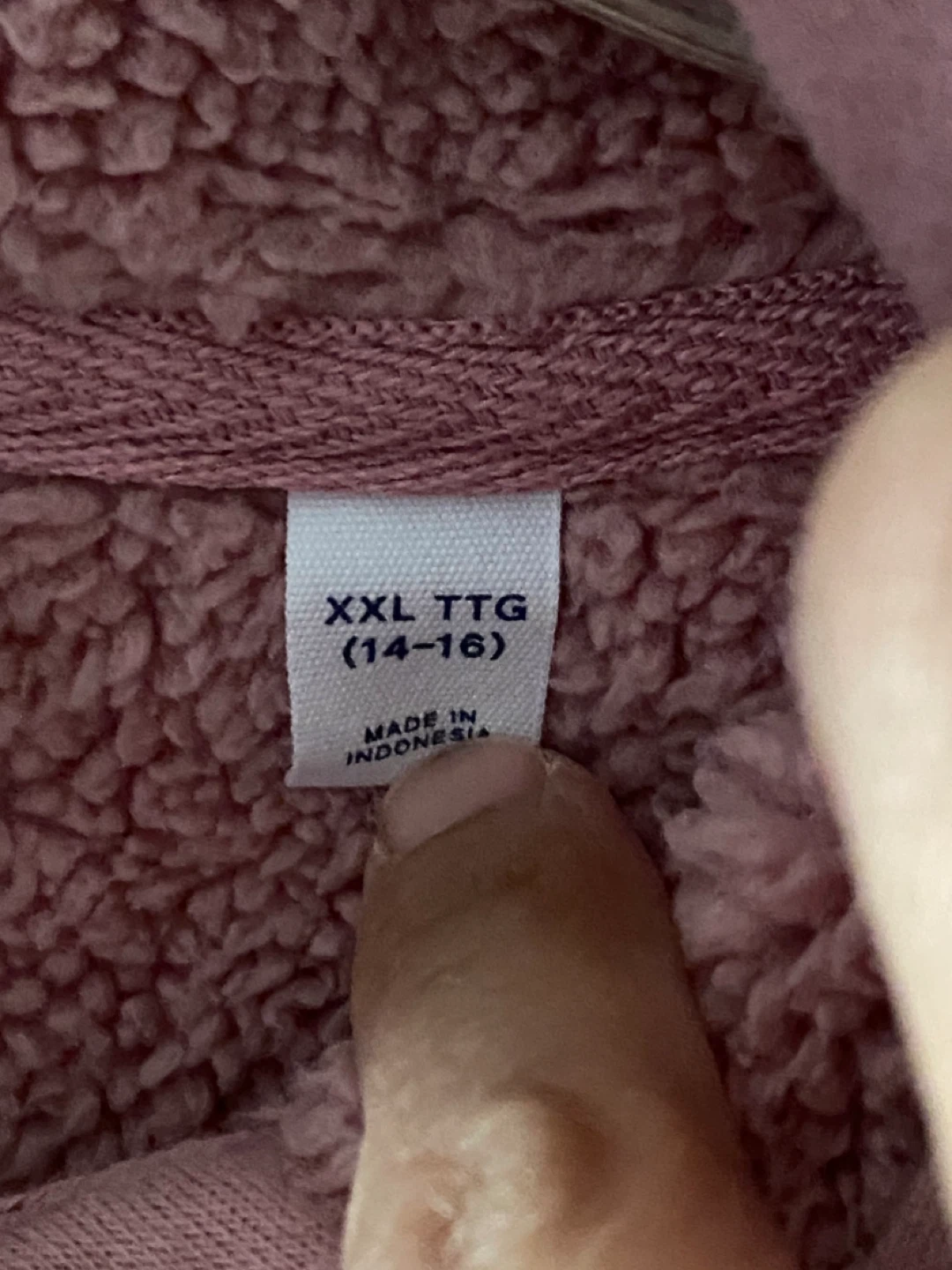 🌱Gap Kids Pink Sherpa Lined Zip-Up Hoodie XXL (14-16) - photo 4