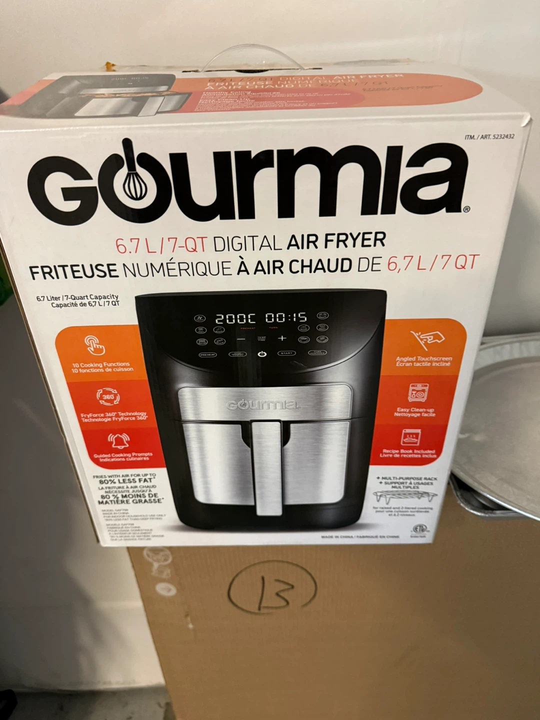 Gourmia 6.7L/7-Quart Digital Air Fryer - photo 4