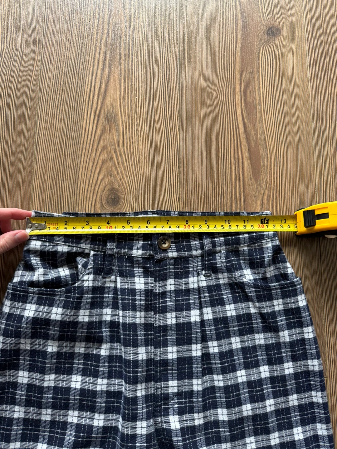 Hollister High-Rise Plaid Pants - Size 24W - photo 5