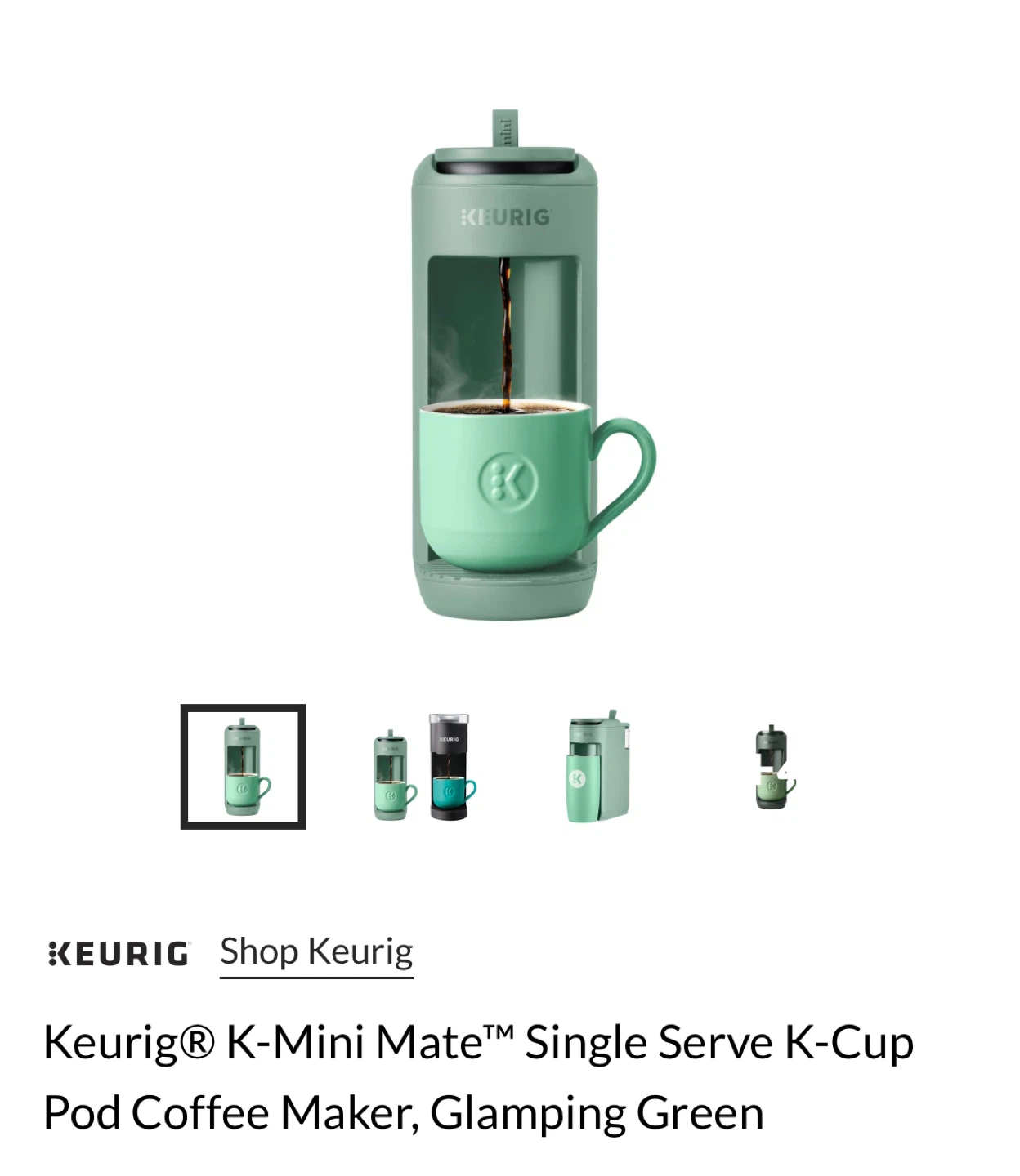 NEW-Keurig® K-Mini Mate™ Single Serve K-Cup - photo 2