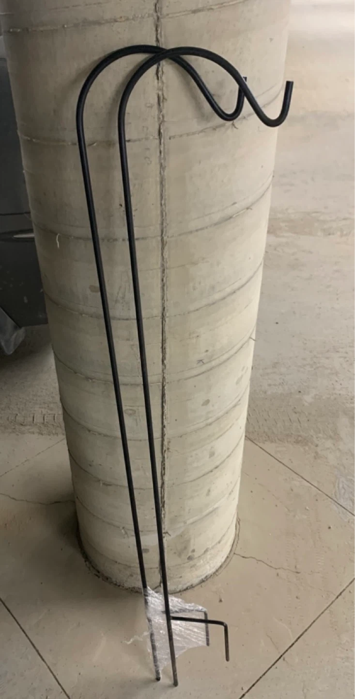 Two - 48” Shepherd Hooks